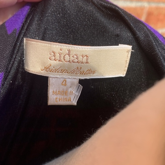 Aiden by Aiden Mattox Size 4 Sleeveless dress boho gypsy aztec print sheath NWT - Picture 9 of 13